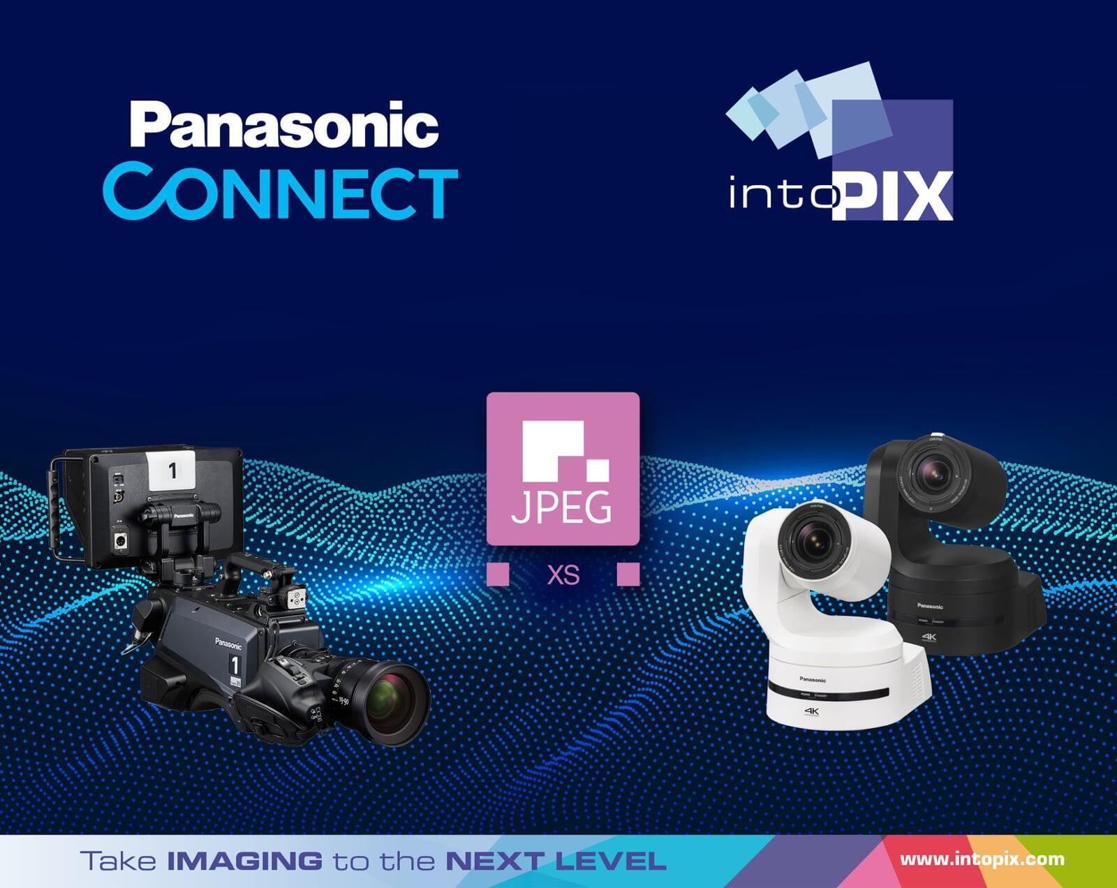 intoPIX collabores avec Panasonic Connect pour le lancement de leurs nouvelles caméras JPEG XS dédiées à la production video en Live